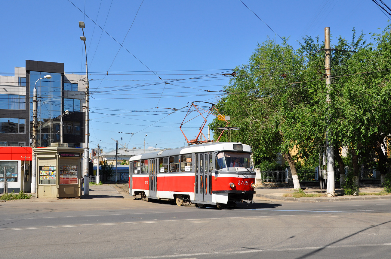 Волгоград, Tatra T3SU № 2705