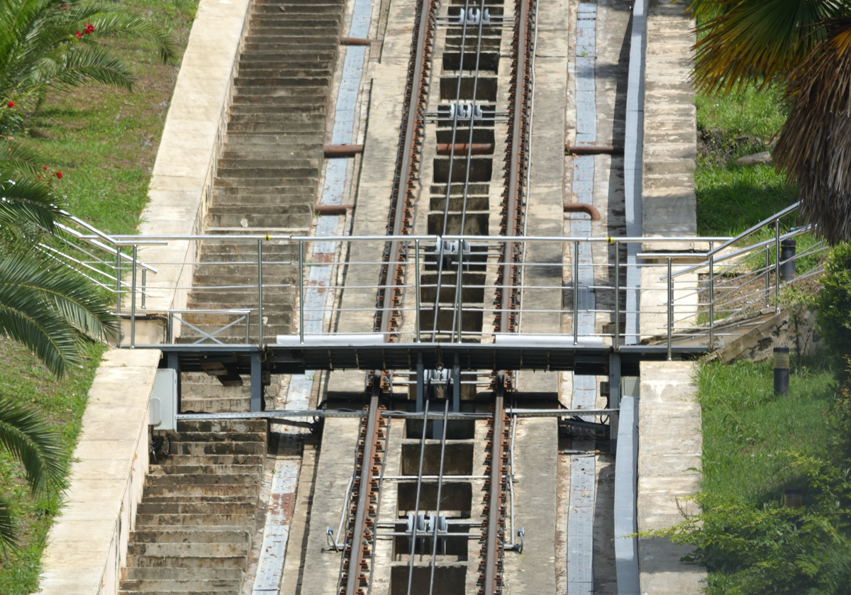 Soči — Funicular of the Sochinsky Sanatorium