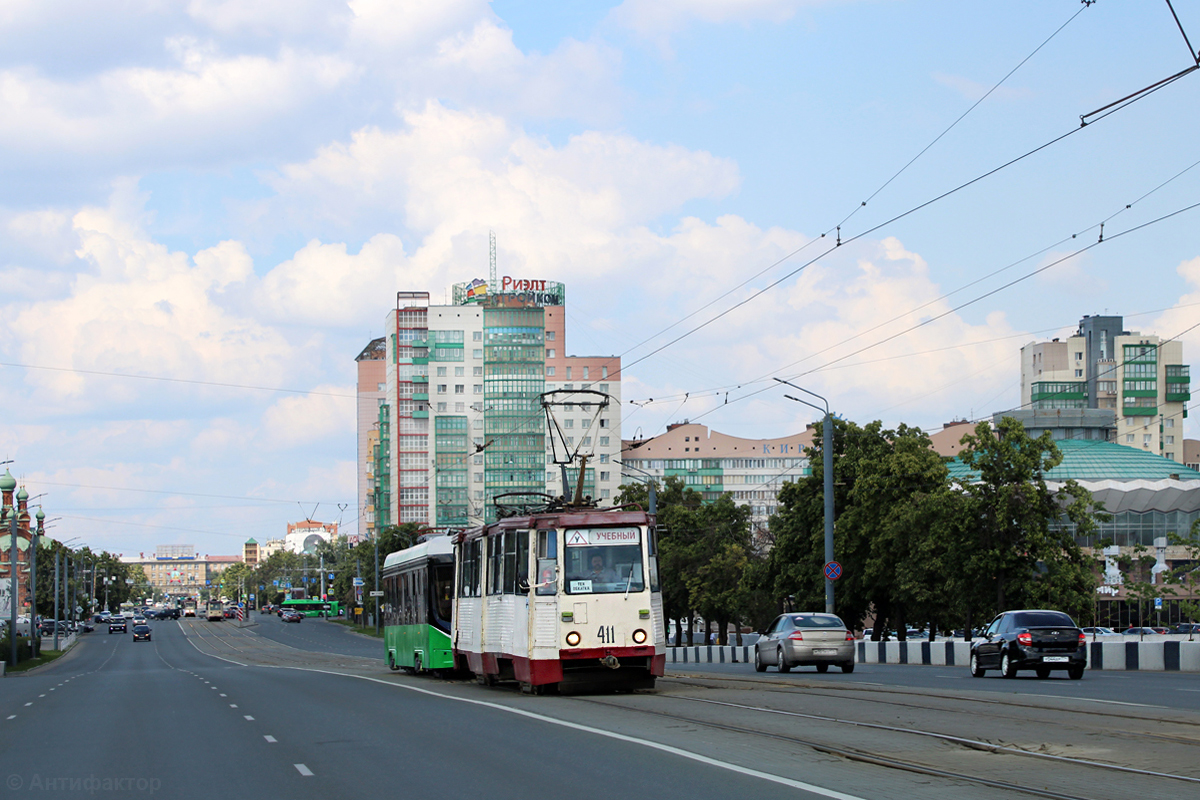 Челябинск, 71-605А № 411; Челябинск — Новые трамваи