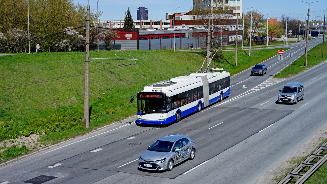 Рига, Škoda 27Tr Solaris III № 27298; Рига — Троллейбусные линии и инфраструктура