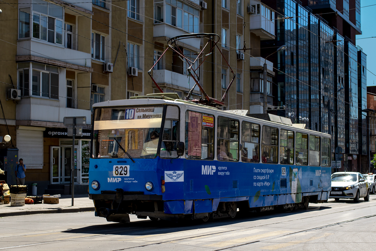 Ростов-на-Дону, Tatra T6B5SU № 829