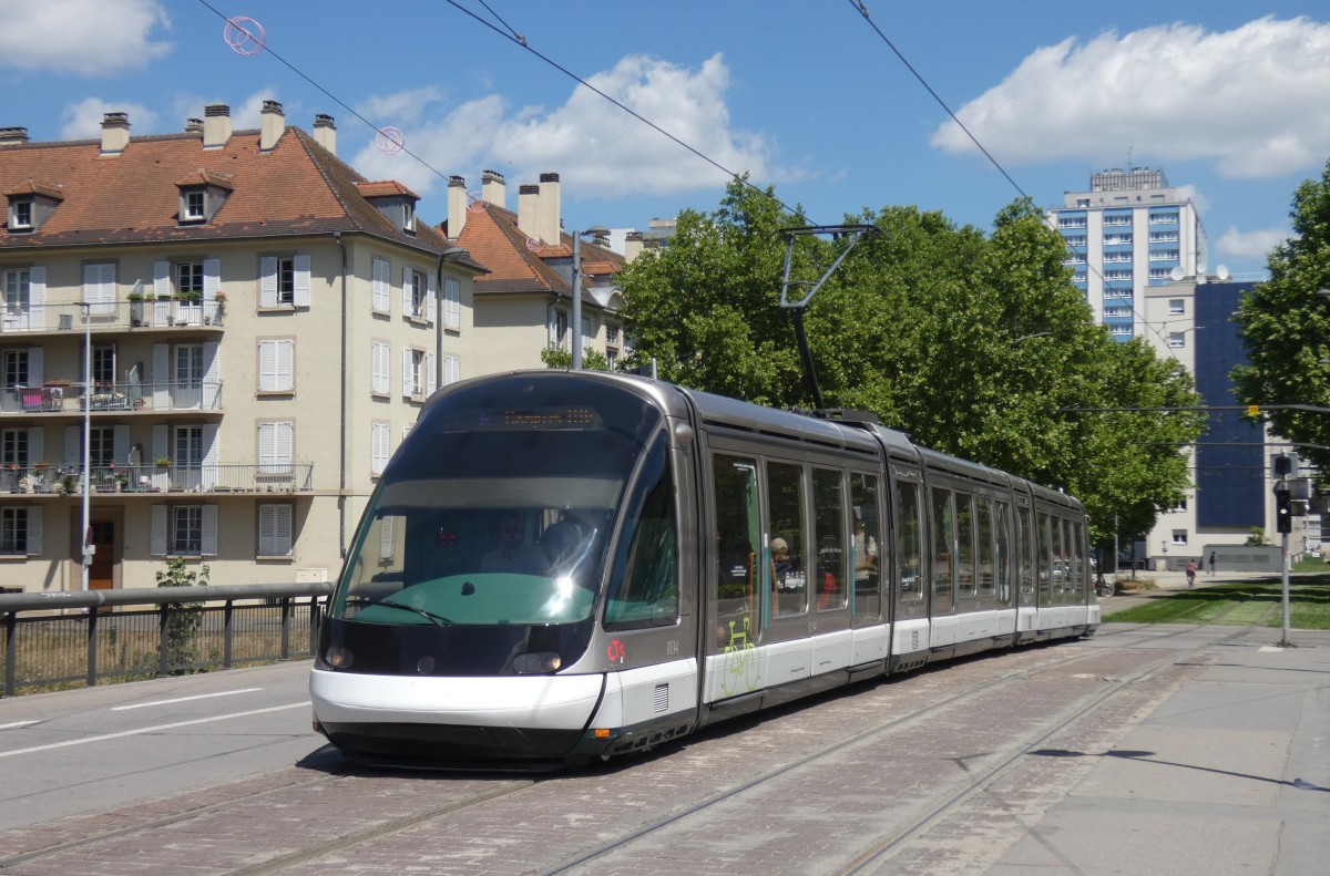 Страсбург, Bombardier Eurotram (Flexity Outlook) № 1034