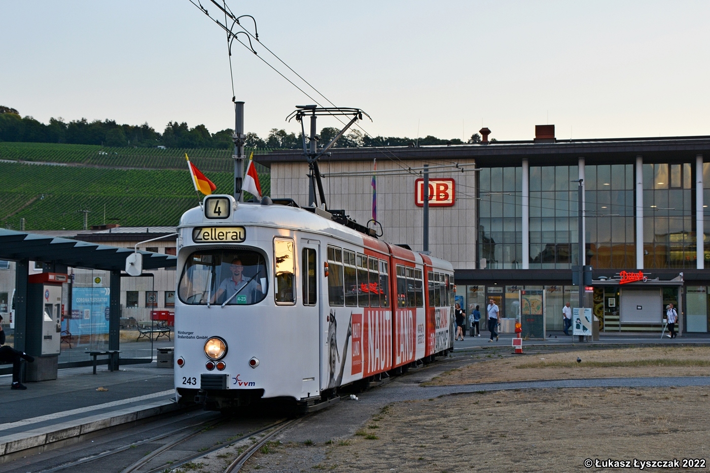 Würzburg, Duewag GT8 Nr. 243