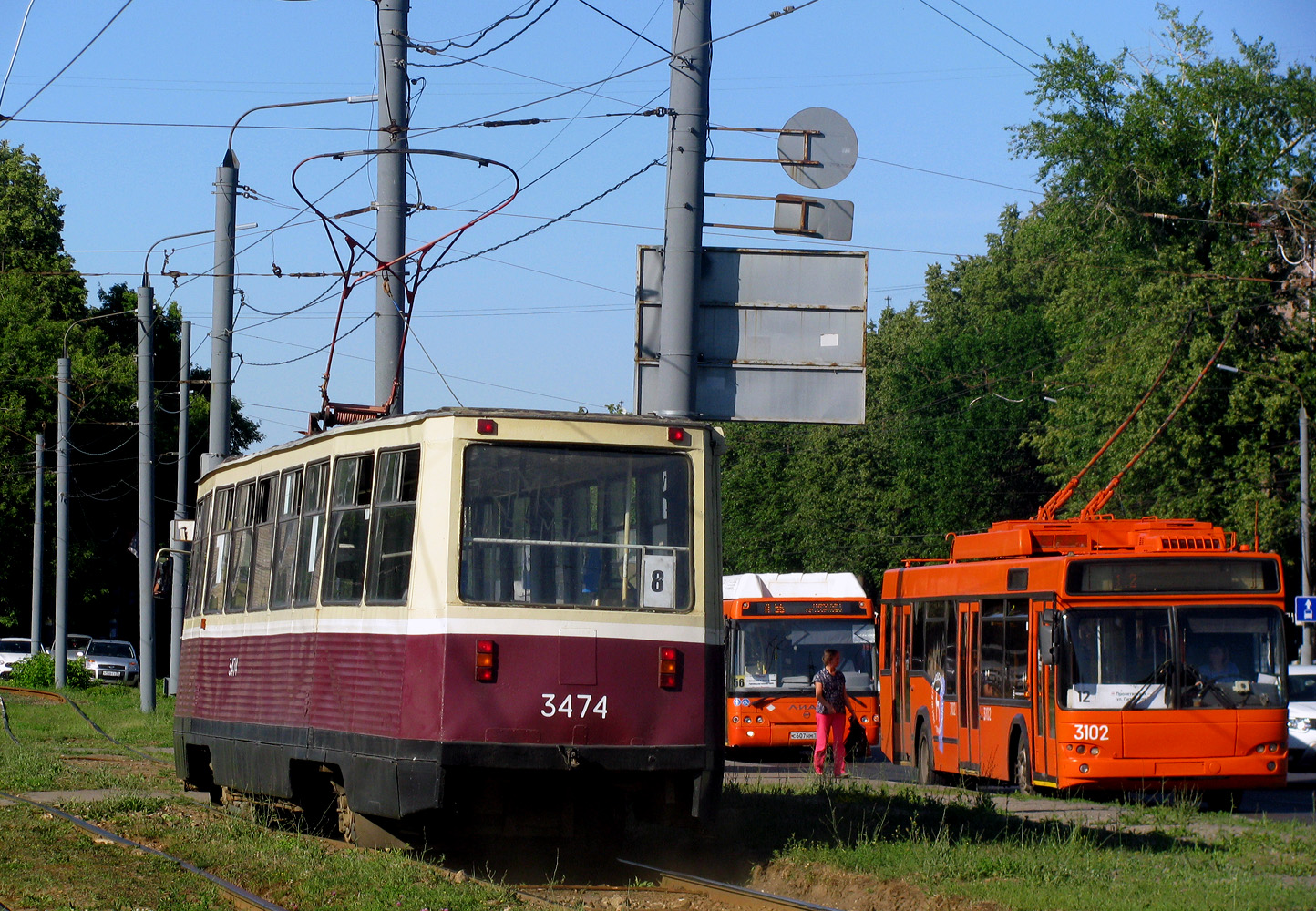 Нижний Новгород, 71-605А № 3474; Нижний Новгород, СВАРЗ-МАЗ-6235.00 № 3102