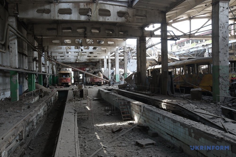 哈爾科夫, Tatra T3SUCS # 683; 哈爾科夫 — Aftermath of Bombardments of Saltovskoe Tram Depot; 哈爾科夫 — Aftermath of Military Action from 02.2022