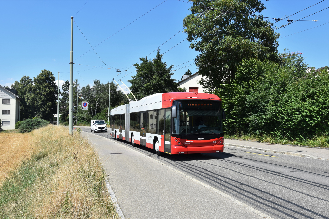 Винтертур, Hess SwissTrolley 3 (BGT-N1C) № 106