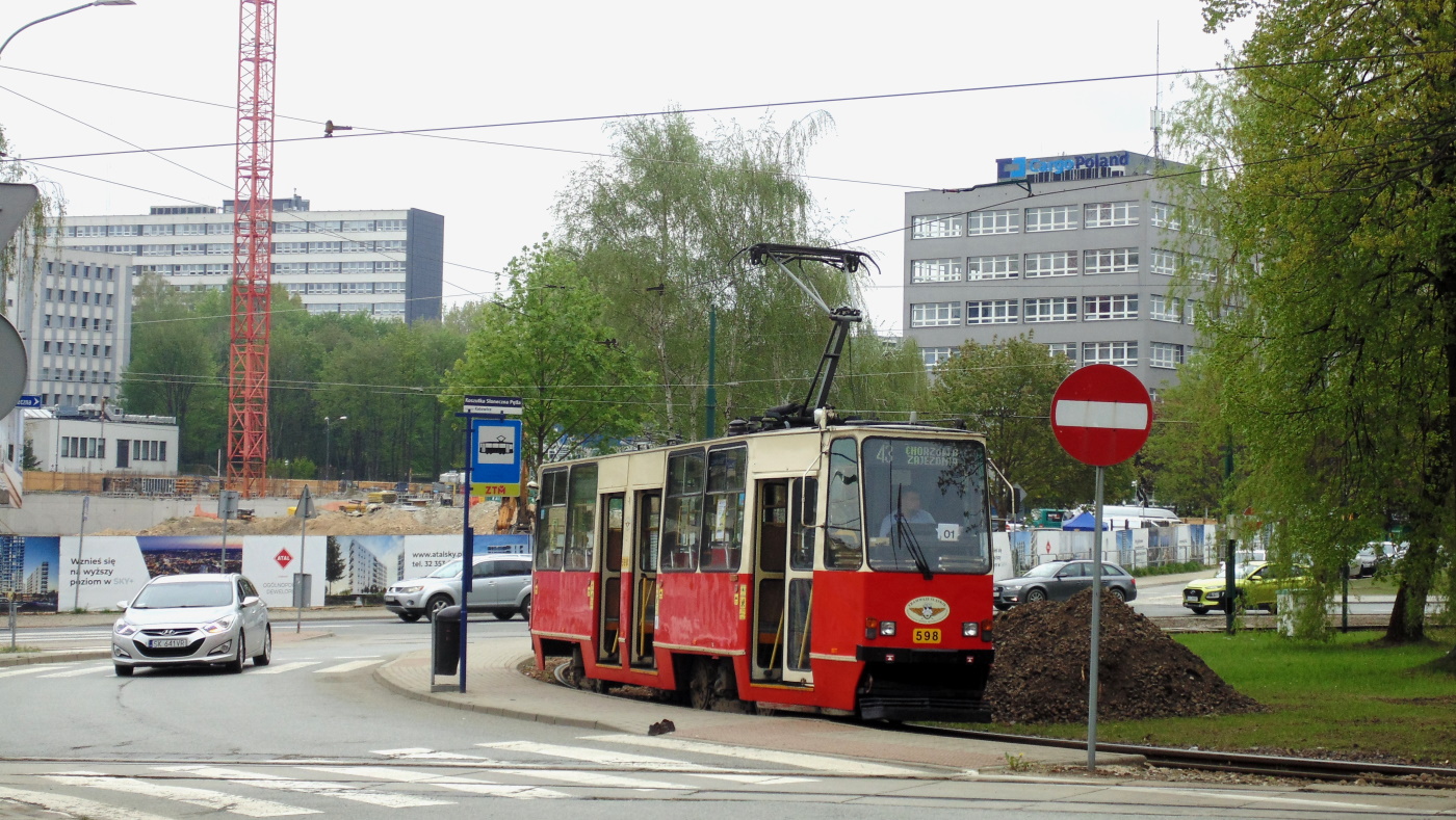 Силезские трамваи, Konstal 105Na № 598