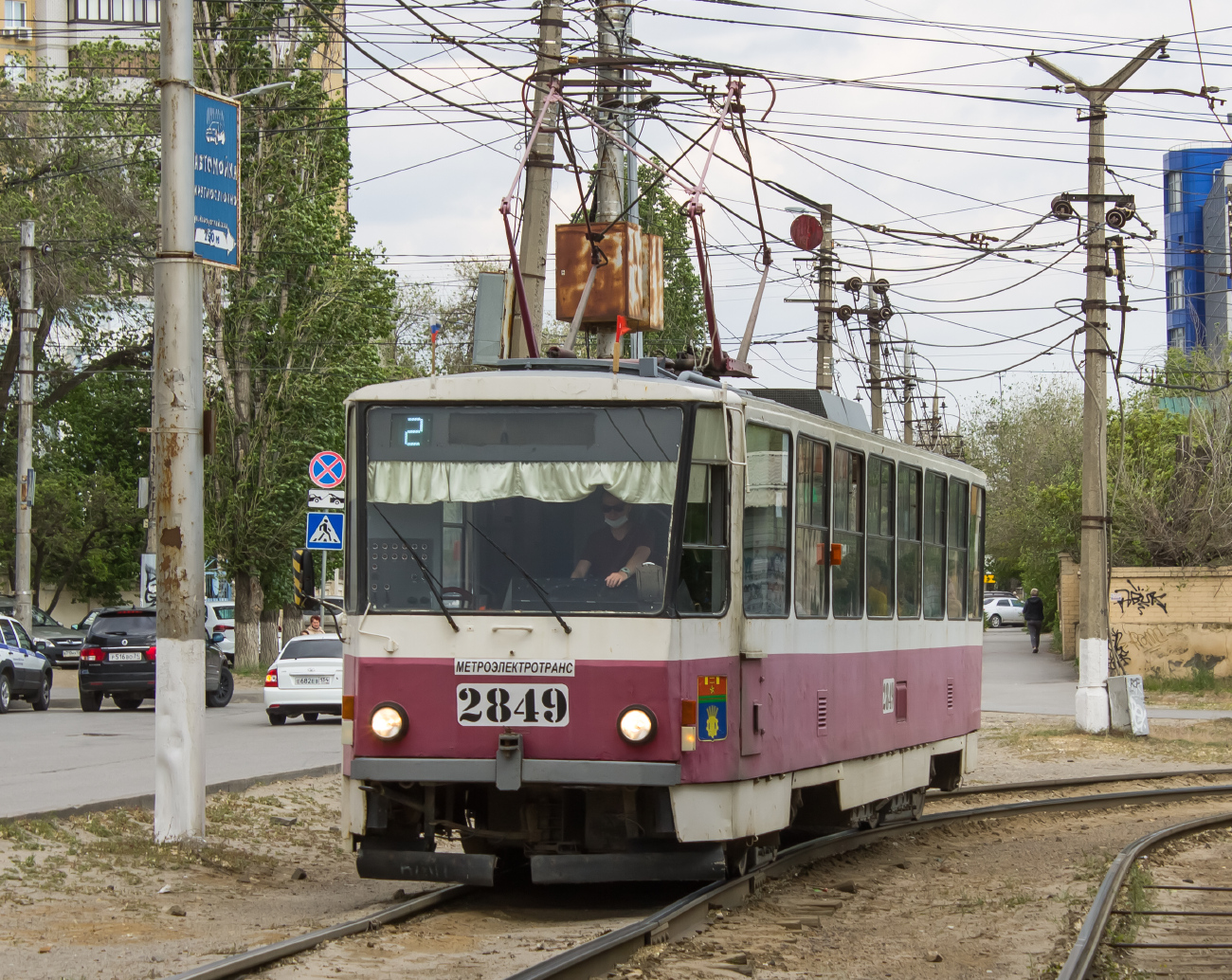 Волгоград, Tatra T6B5SU № 2849