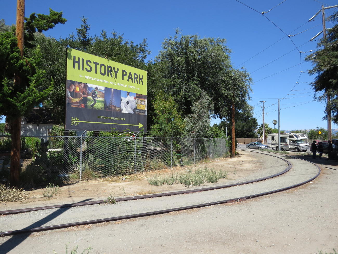 Сан-Хосе — Исторический трамвай в Kelly Park — линии и инфраструктура
