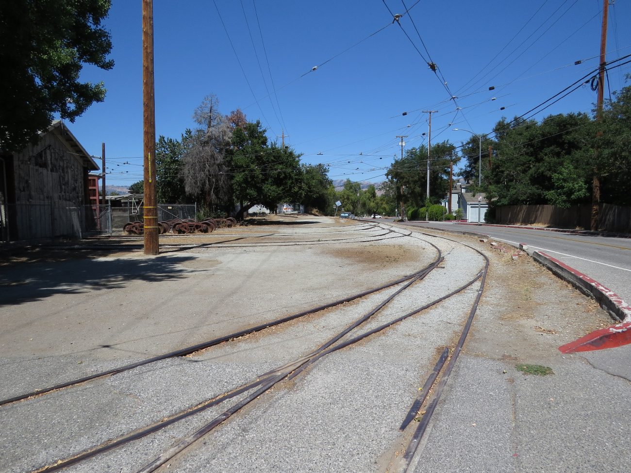 Сан-Хосе — Исторический трамвай в Kelly Park — линии и инфраструктура