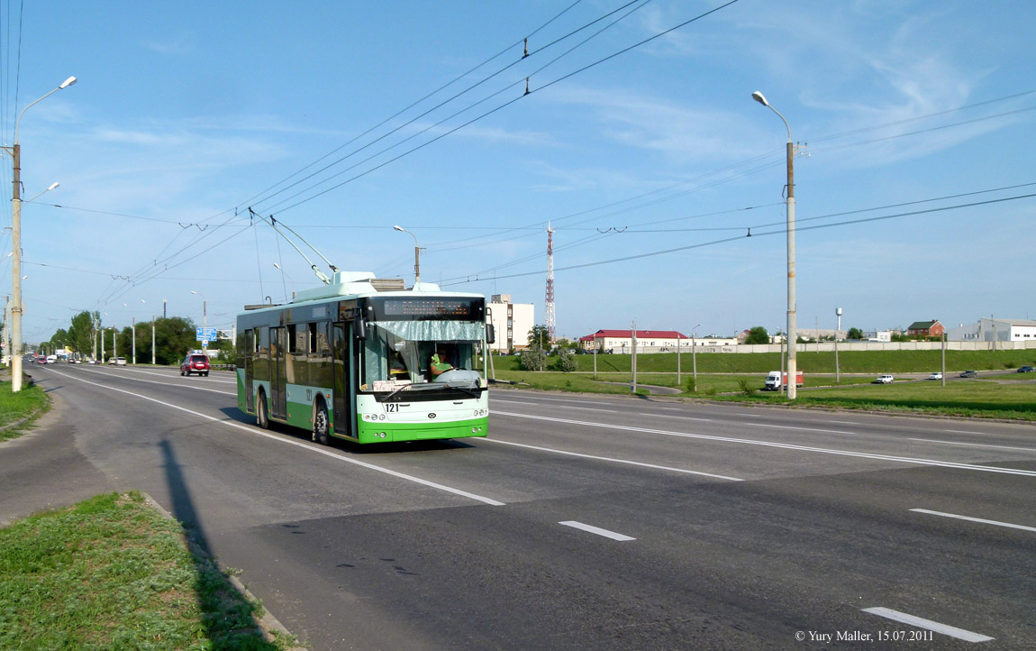 Луганск, Богдан Т60111 № 121; Луганск — Троллейбусные линии и инфраструктура