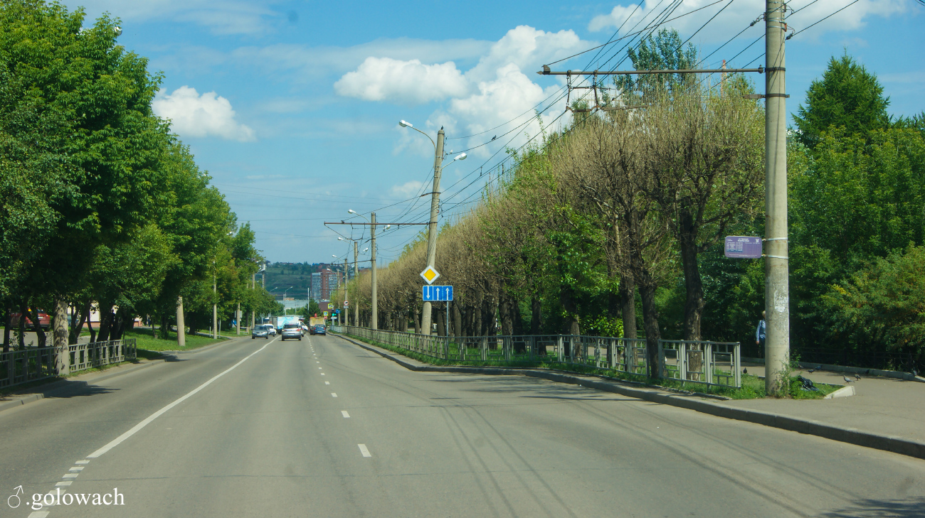 Красноярск — Законсервированные троллейбусные линии