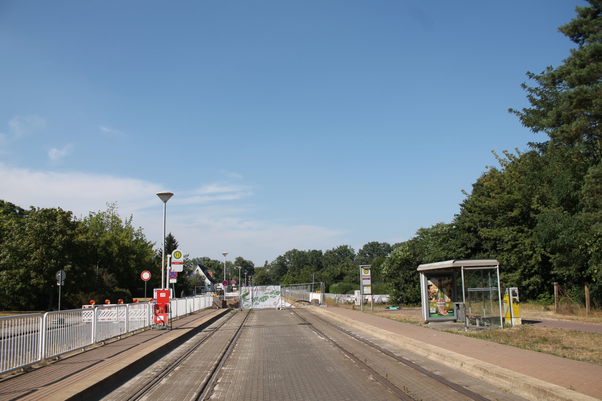 Cottbus — Reconstruction of the tramway line at Thiemstraße / Hagenwerderstraße
