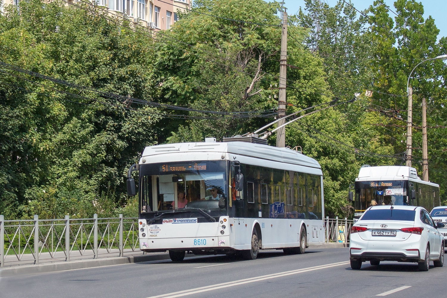 Crimean trolleybus, Trolza-5265.05 “Megapolis” № 8610