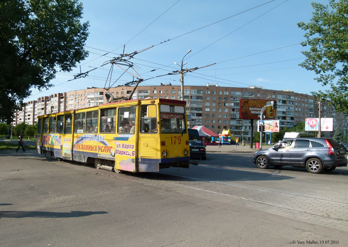 Луганск, 71-605 (КТМ-5М3) № 179; Луганск — Троллейбусные линии и инфраструктура