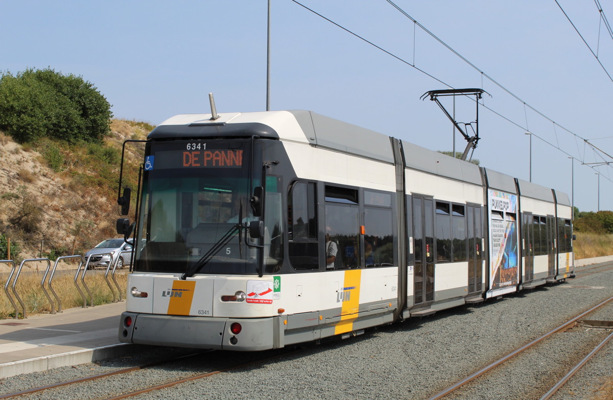 Береговой трамвай, Siemens MGT6-2B № 6341; Береговой трамвай — Трамваи из Гента на линии Берегового трамвая