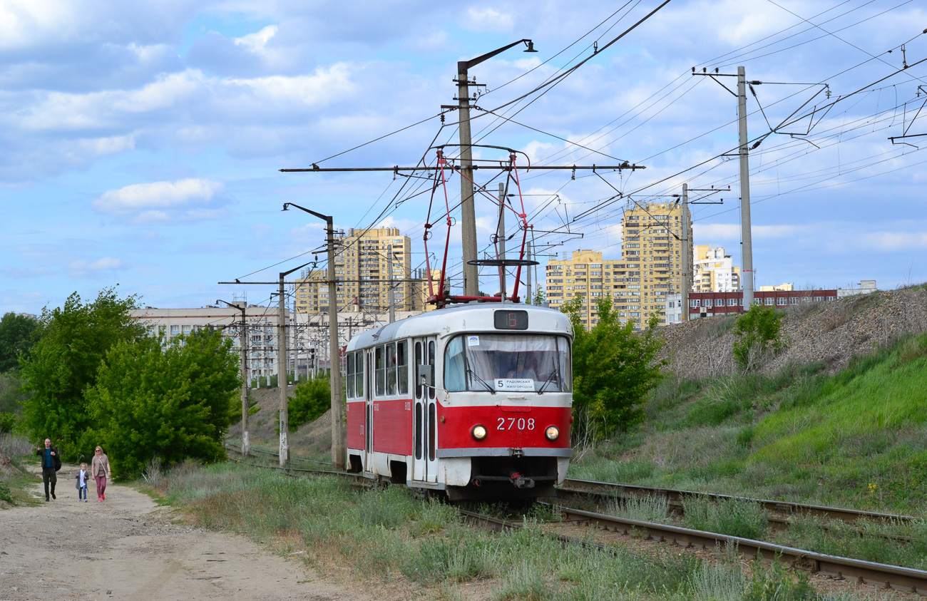 Волгоград, Tatra T3SU № 2708