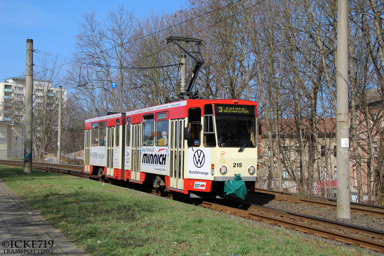 Франкфурт-на-Одере, Tatra KT4DM № 215