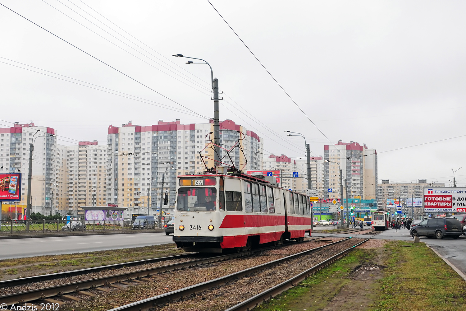 Санкт-Петербург, ЛВС-86К № 3416