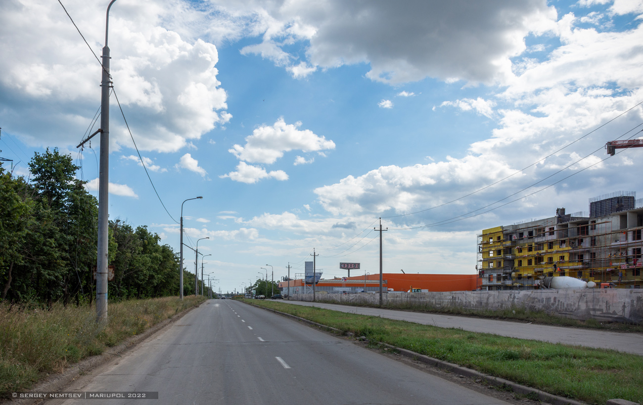 Mariupol — Trolleybus lines and loops