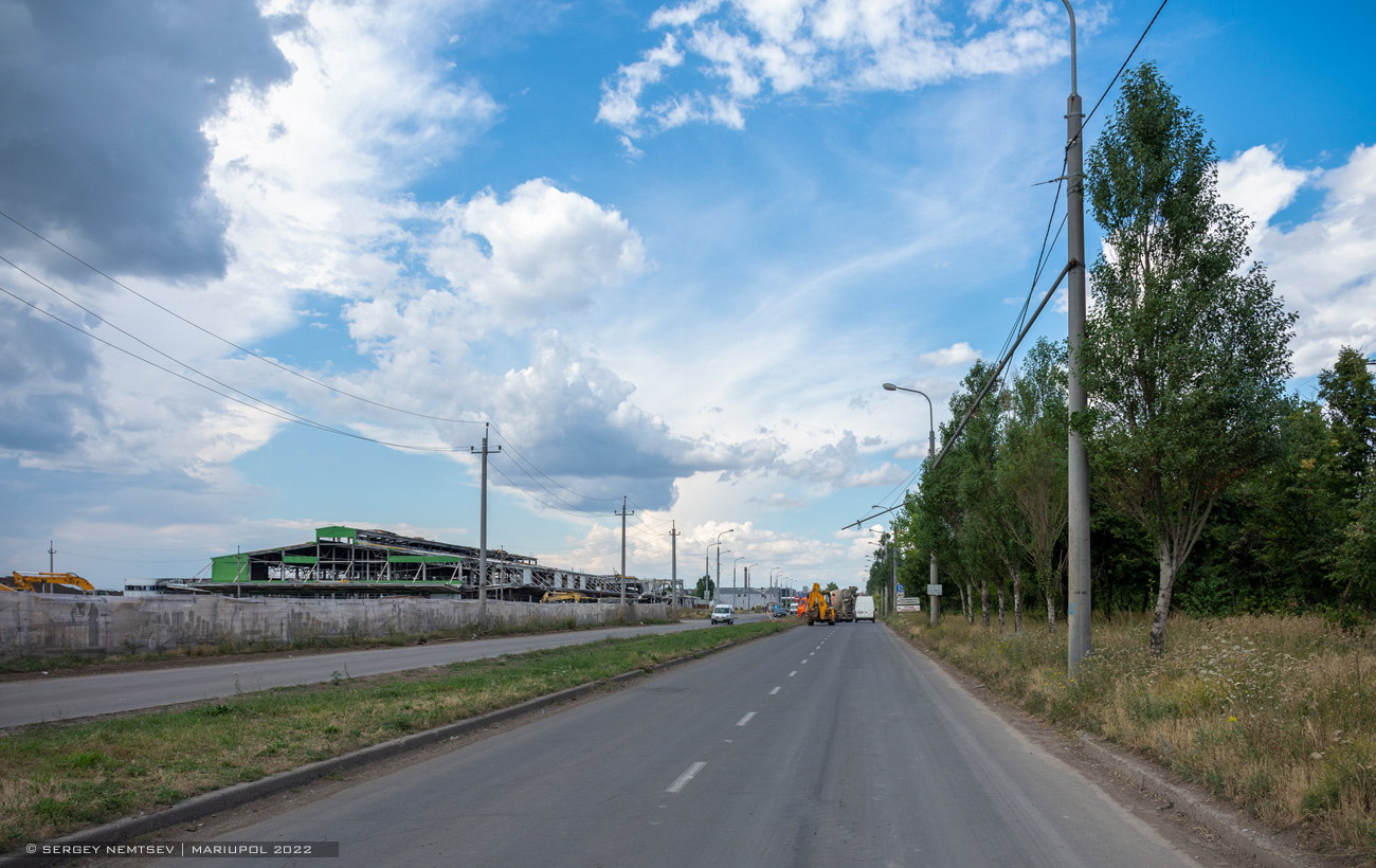 Mariupol — Trolleybus lines and loops