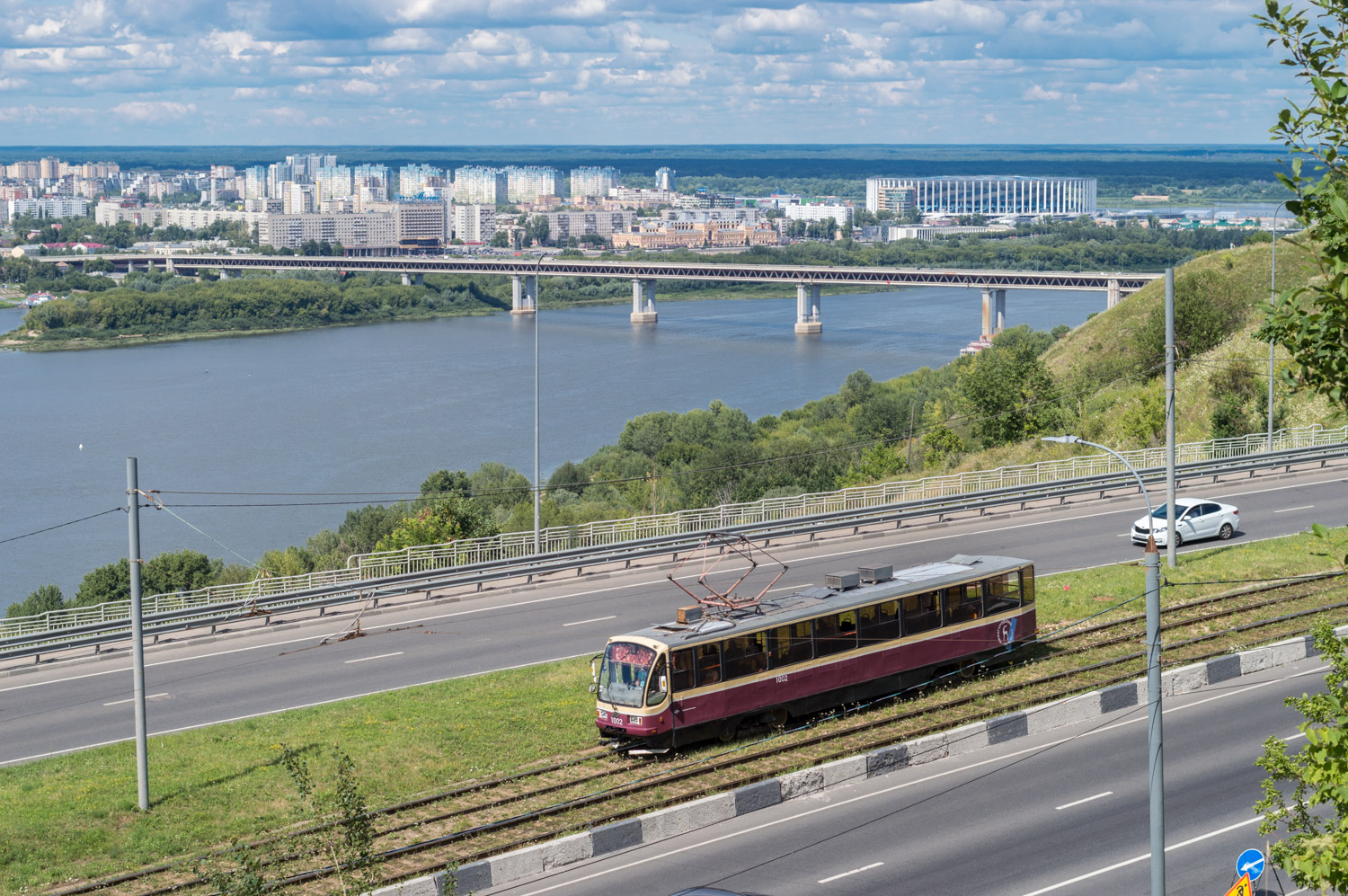 Нижний Новгород, 71-403 № 1002; Нижний Новгород — Достопримечательности города