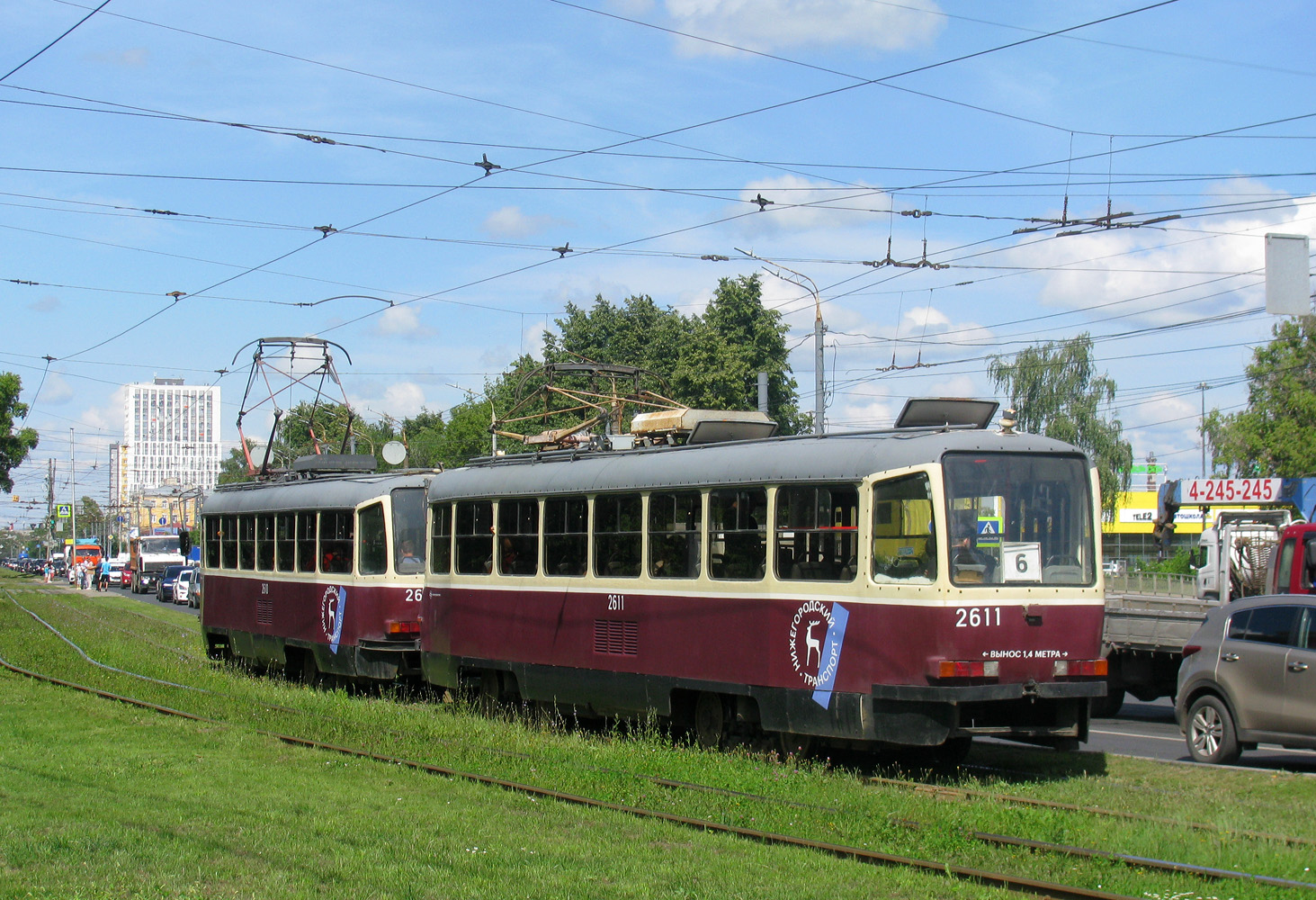 Нижний Новгород, Tatra T3SU КВР ТРЗ № 2611