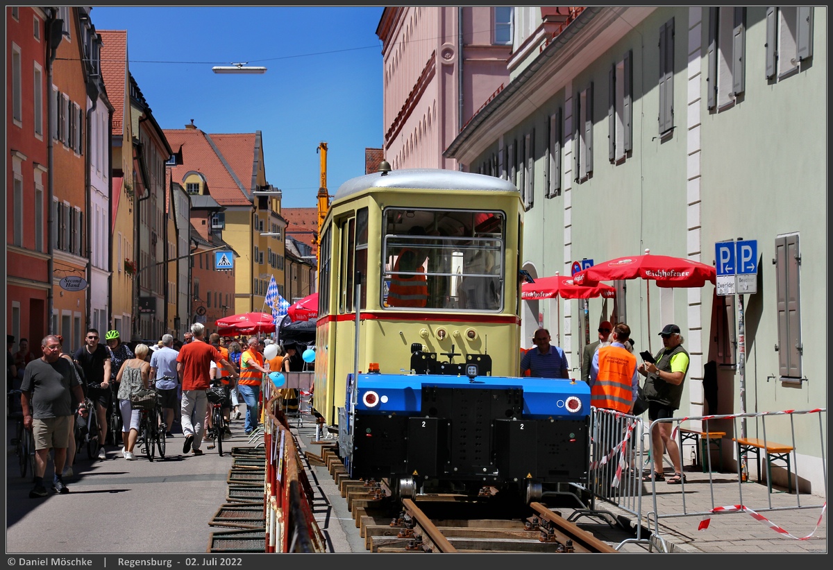 Regensburg, Rathgeber SB6 № 79; Regensburg — Beiwagenfahrten zum Ostengassenfest 07/2022