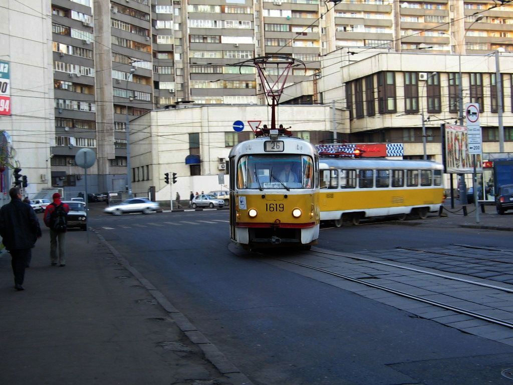 Moskwa, Tatra T3SU Nr 1619