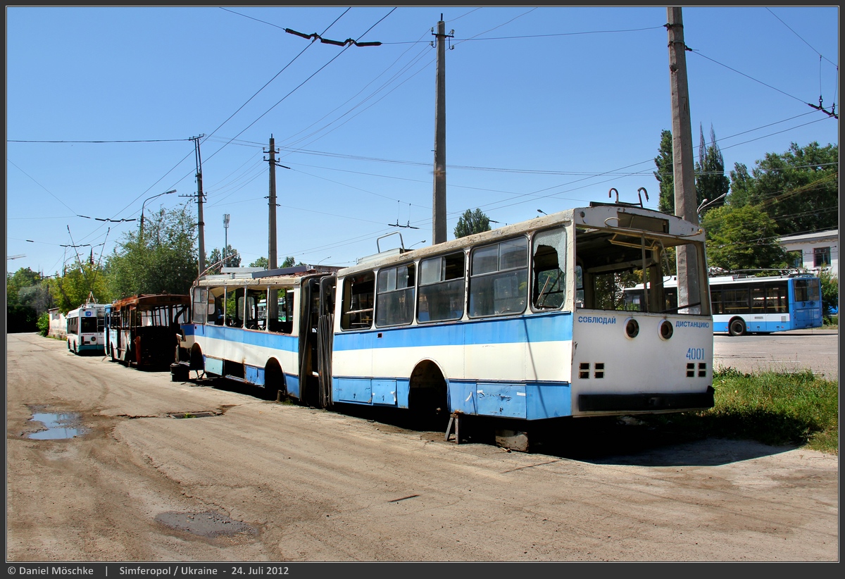 Crimean trolleybus, Škoda 15Tr02/6 # 4001