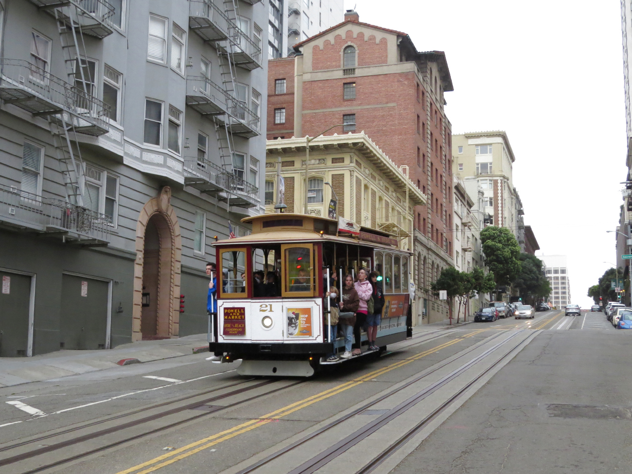 San Francisco Bay Area, Muni cable car nr. 21
