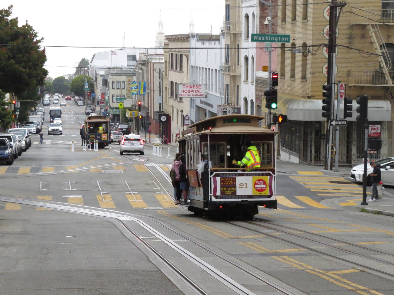 Сан-Франциско, область залива, Muni cable car № 21; Сан-Франциско, область залива — Линии и инфраструктура кабельного трамвая