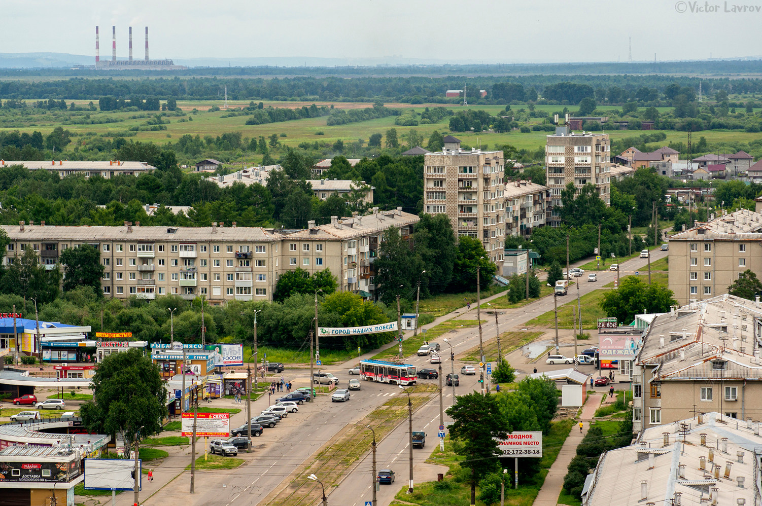 Angarsk — Tram lines and loops