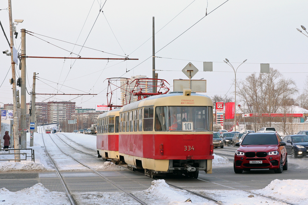 Екатеринбург, Tatra T3SU № 334