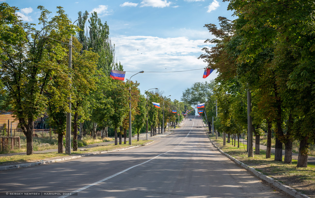 Mariupolis — Trolleybus lines and loops