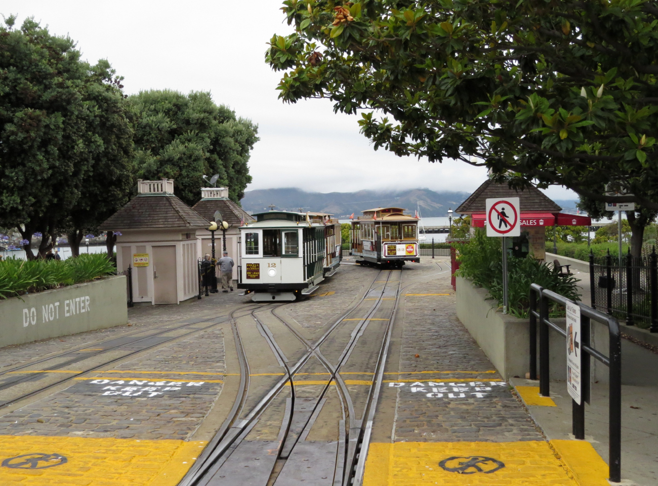 Сан-Франциско, область залива, Carter cable car № 12; Сан-Франциско, область залива, Mahoney cable car № 22; Сан-Франциско, область залива — Линии и инфраструктура кабельного трамвая