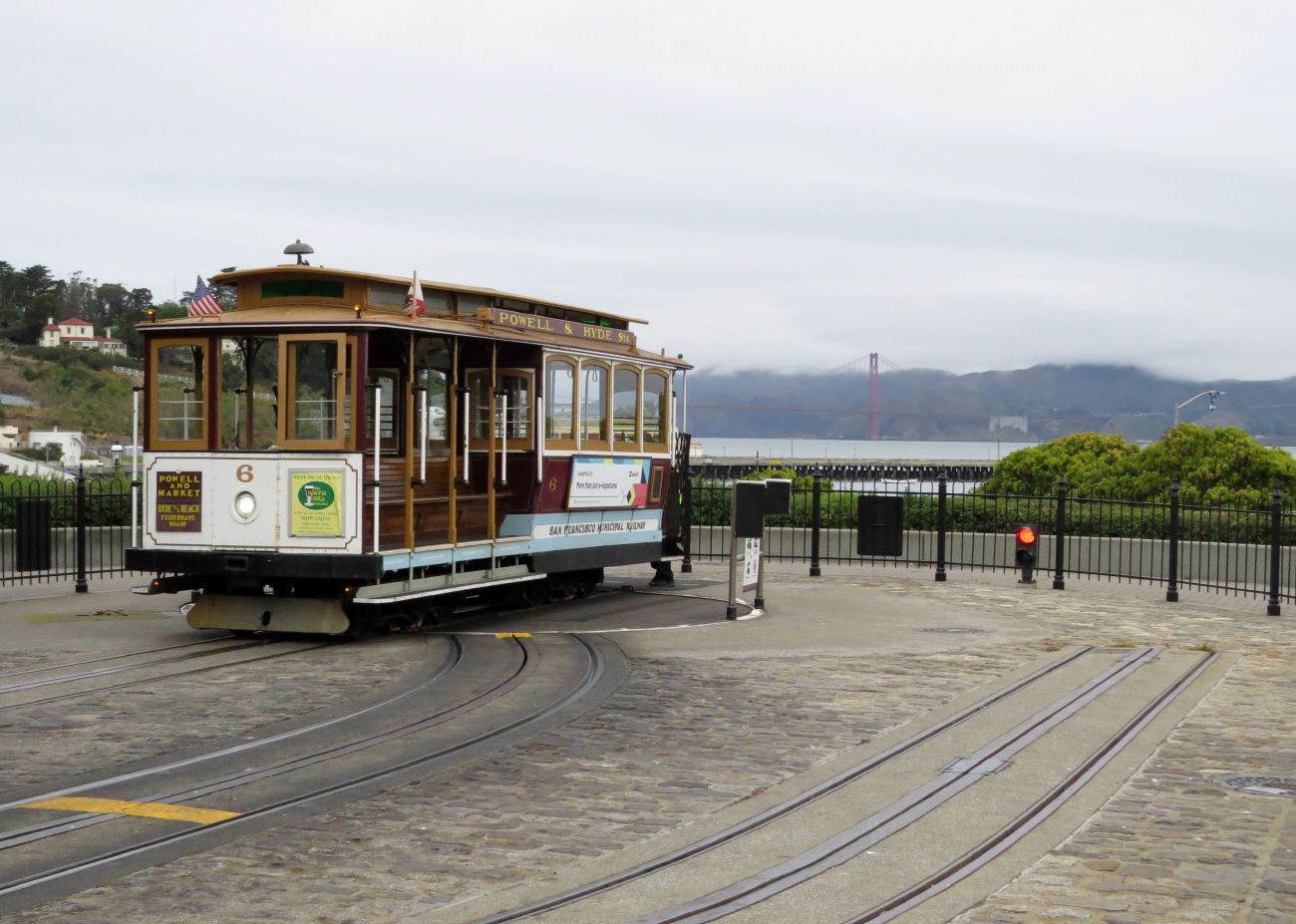 Сан-Франциско, область залива, Muni cable car № 6; Сан-Франциско, область залива — Линии и инфраструктура кабельного трамвая