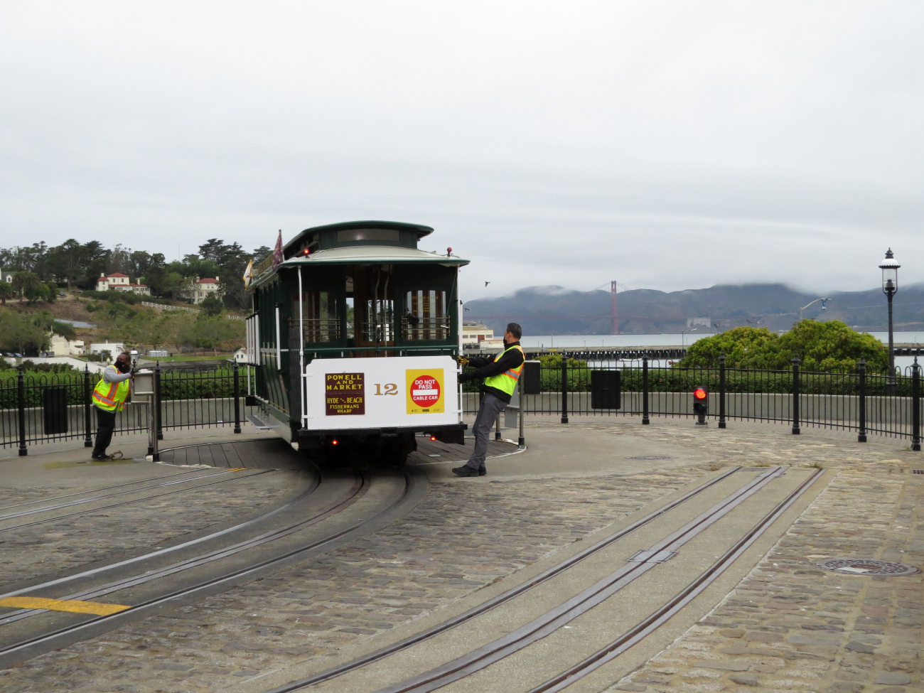 Сан-Франциско, область залива, Carter cable car № 12; Сан-Франциско, область залива — Линии и инфраструктура кабельного трамвая