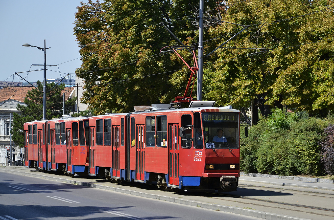 Белград, Tatra KT4YU-M № 2344