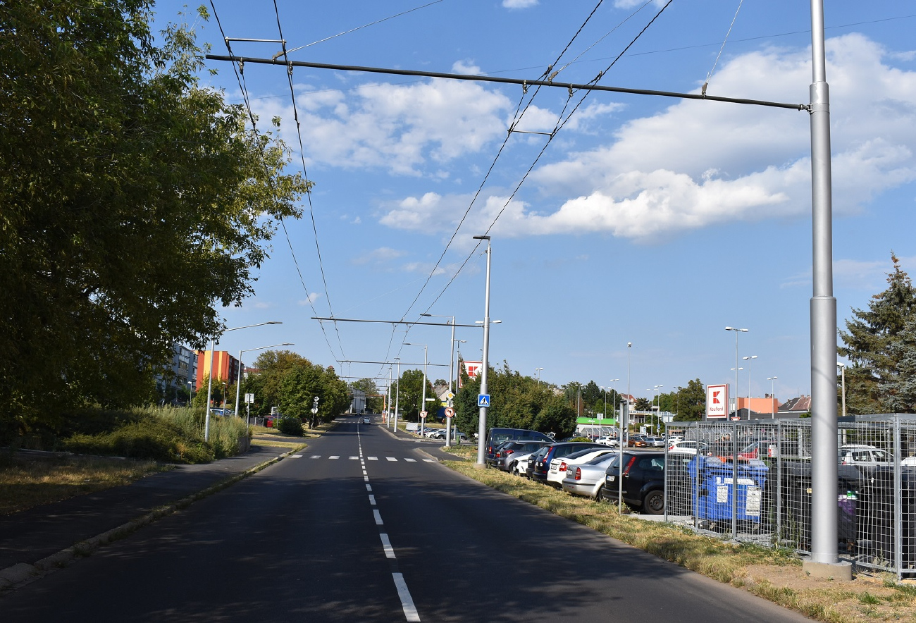Теплице — Троллейбусные линии и инфраструктура