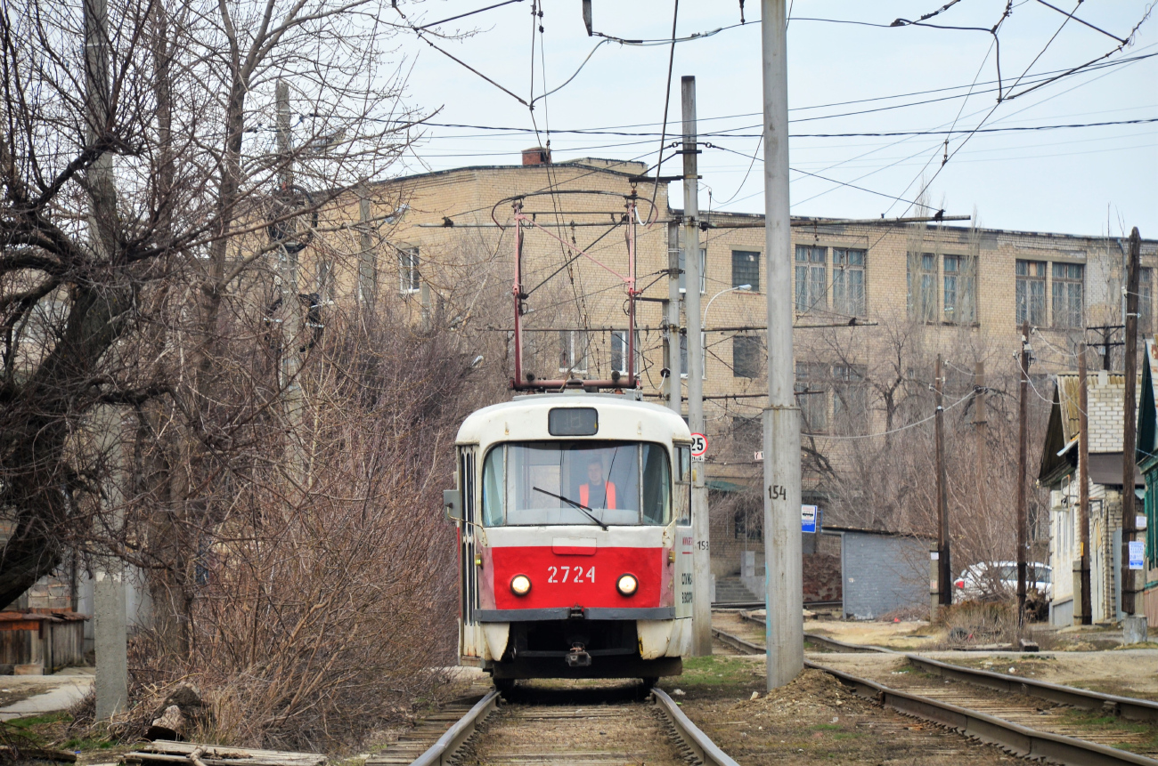 Волгоград, Tatra T3SU № 2724