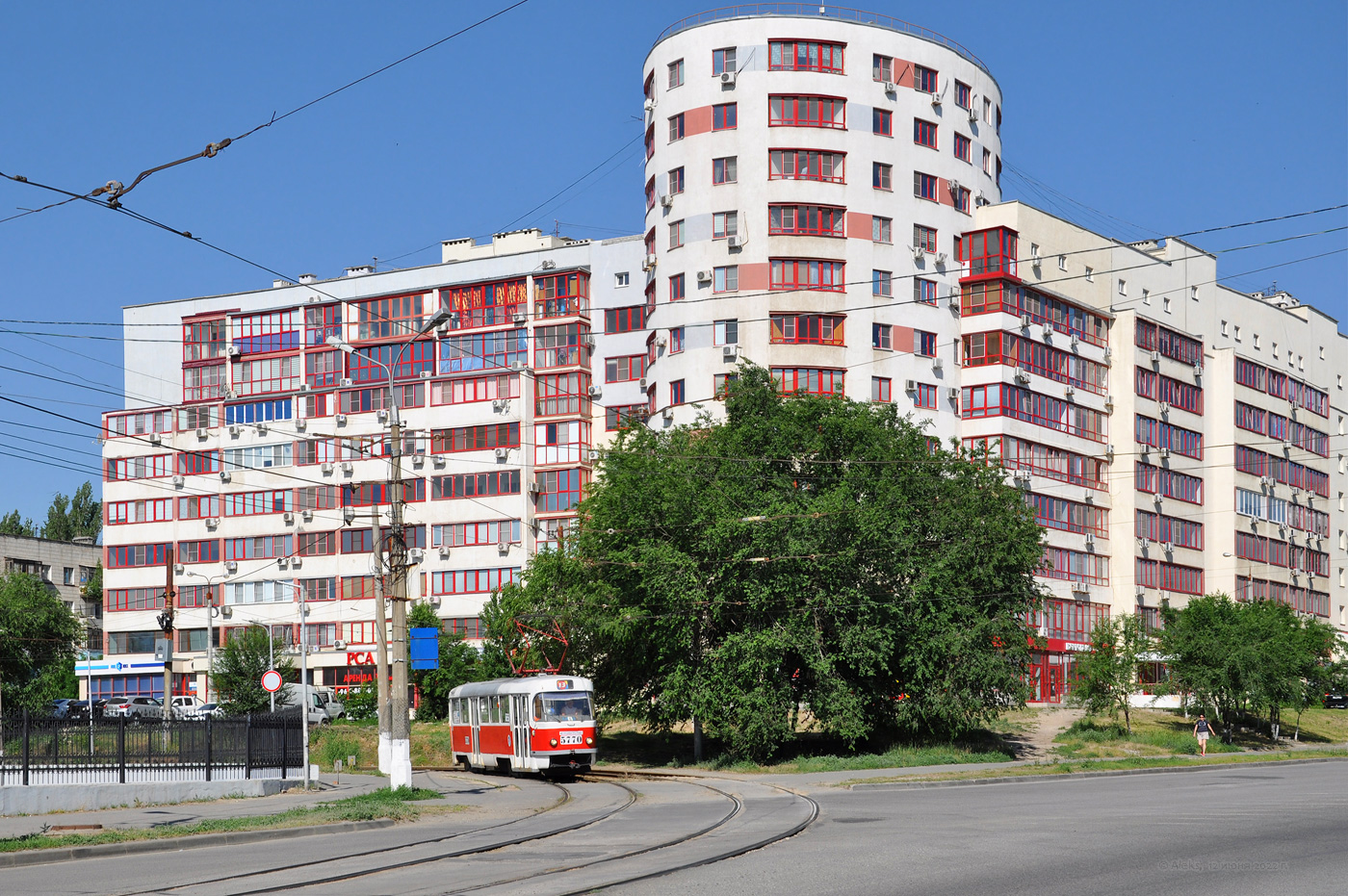 Волгоград, Tatra T3SU № 5770; Волгоград — Трамвайные линии: [5] Пятое депо — Линия 13-го трамвая