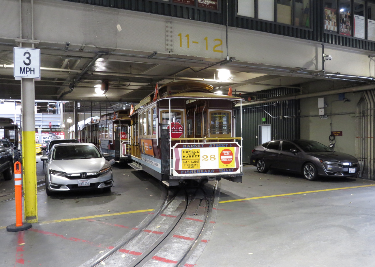 San Francisco Bay Area, Muni cable car N°. 28; San Francisco Bay Area — Cable Car Barn