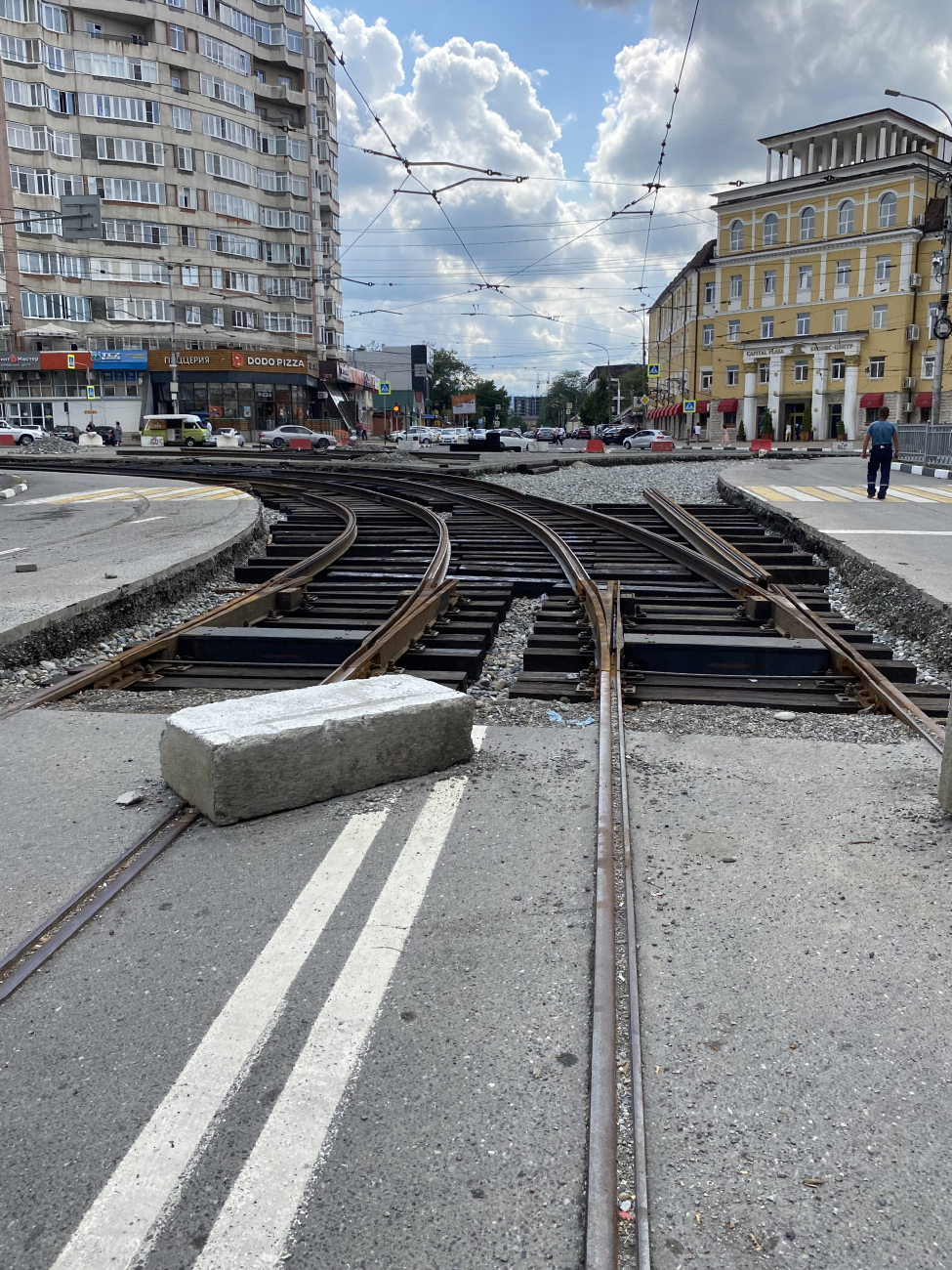 Vladikaukāza — Construction, repair and reconstruction of tram lines