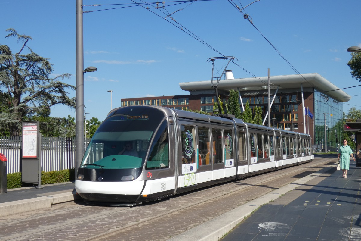 Страсбург, Bombardier Eurotram (Flexity Outlook) № 1067