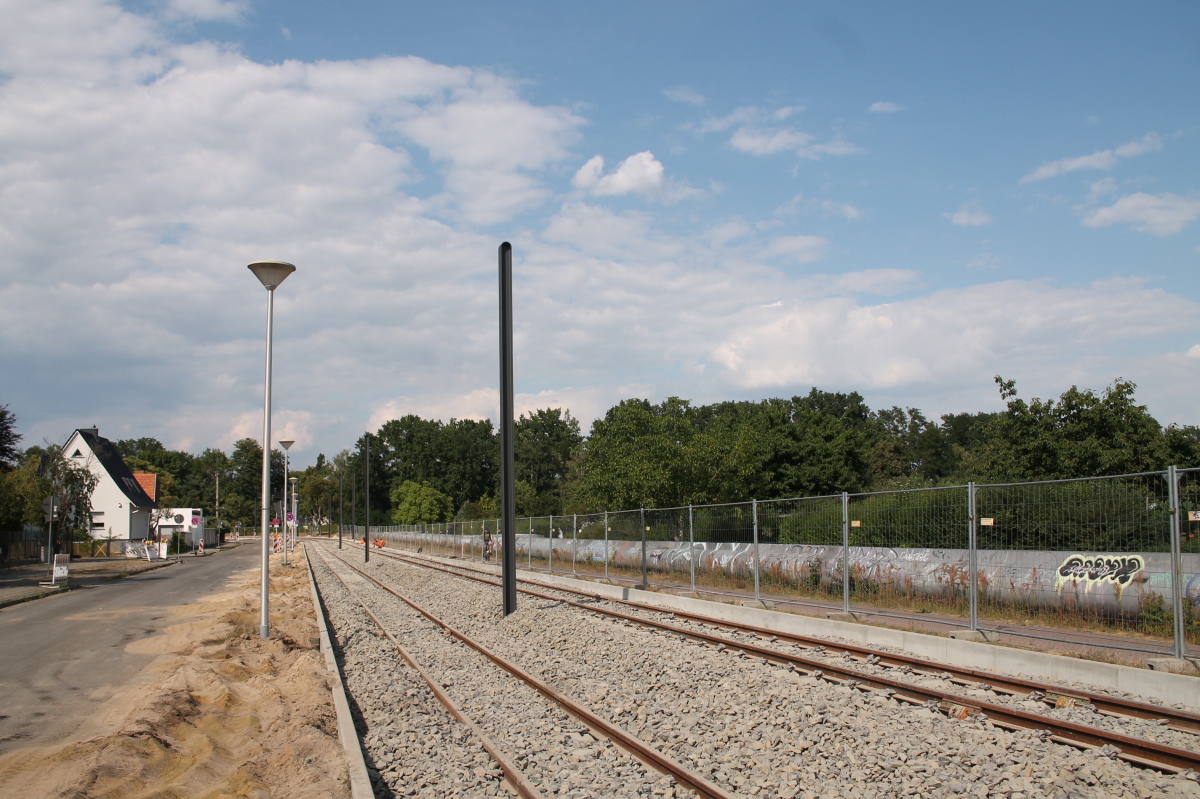 Котбус — Реконструкция трамвайной линии на Тимштрассе