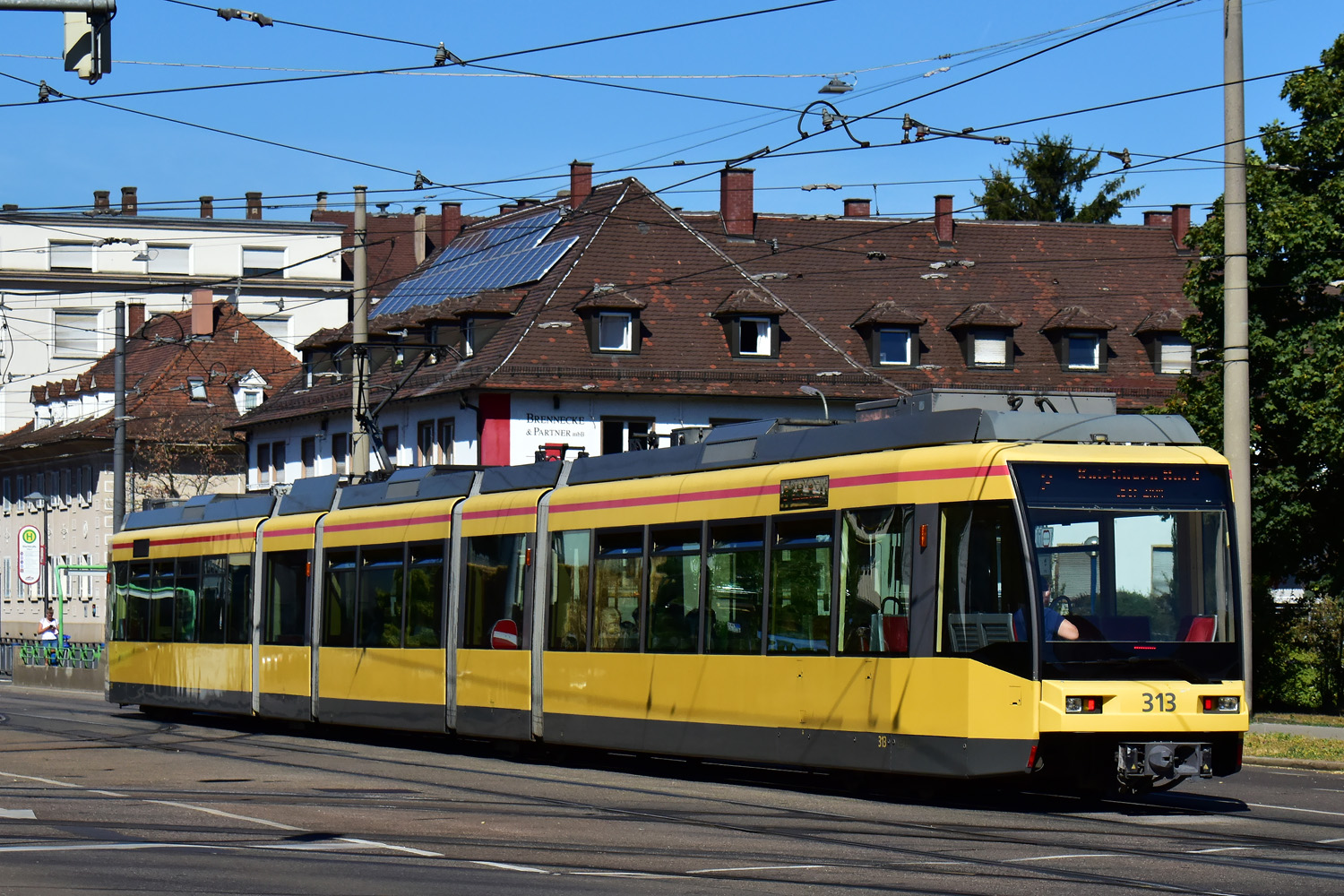 Karlsruhe, Duewag GT8-70DN č. 313