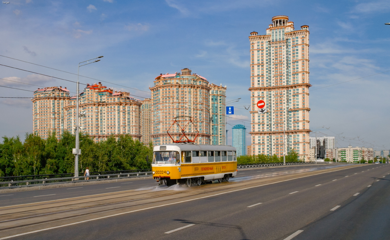 Москва, Tatra T3SU № 00324