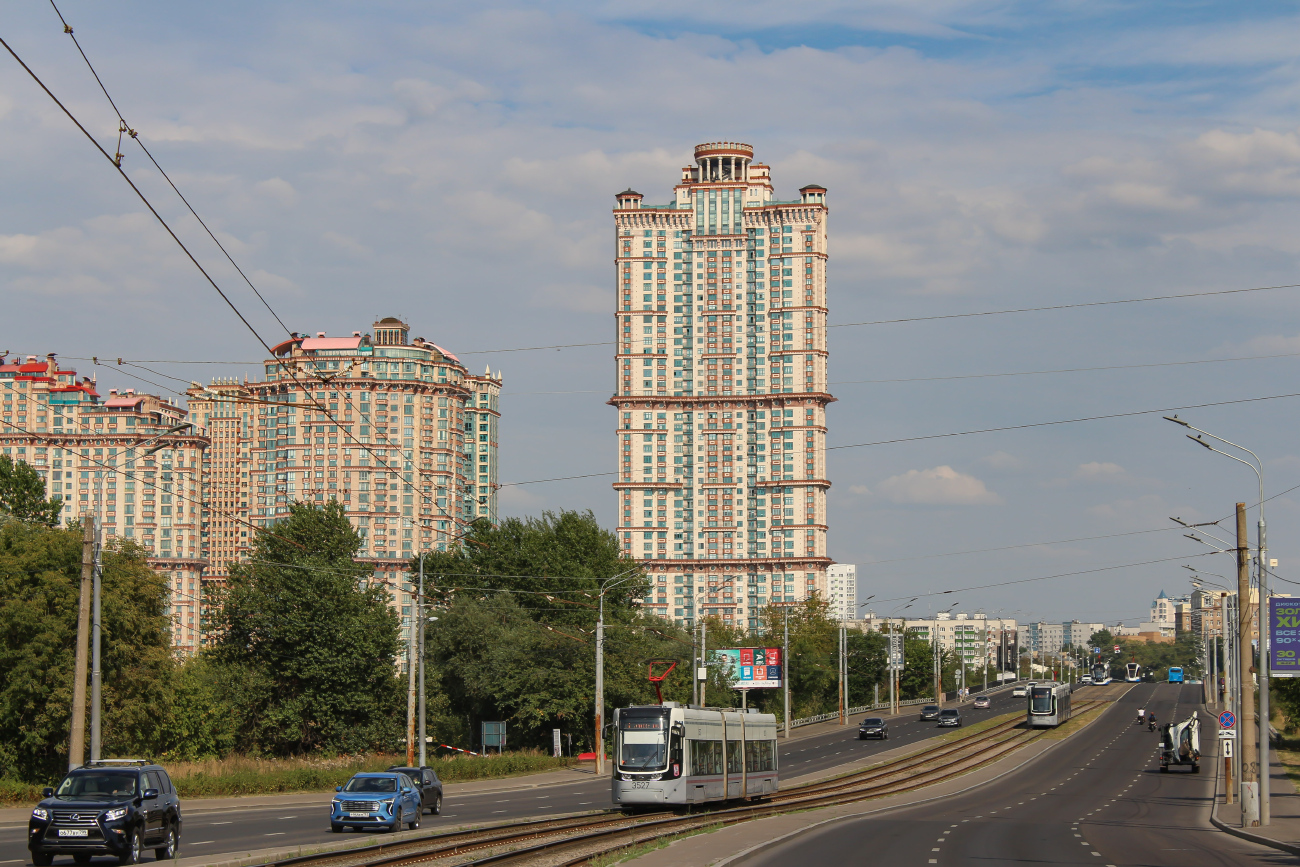 Moscou — Trам lines: North-Western Administrative District