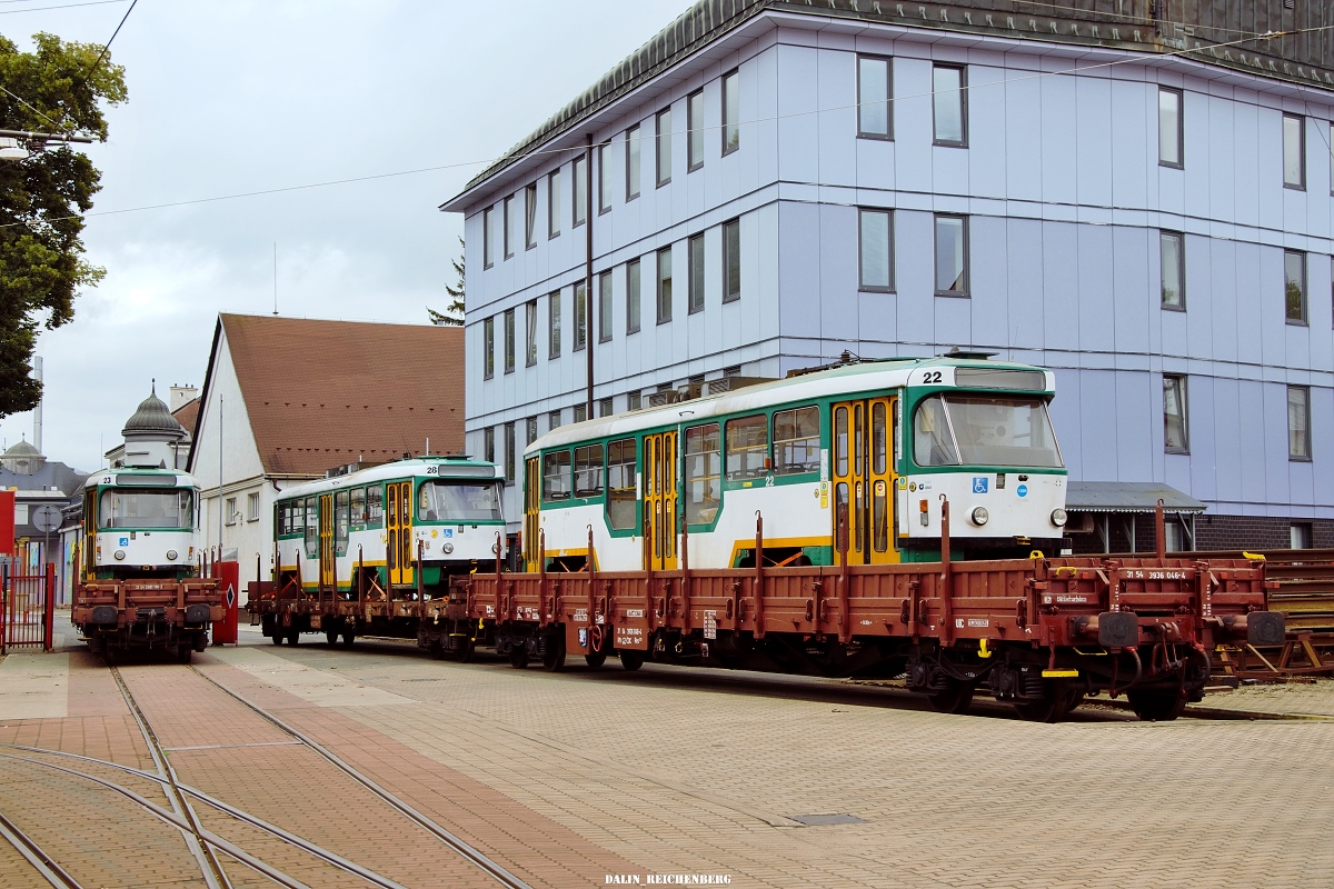 Либерец - Яблонец-над-Нисой, Tatra T3R.PLF № 23; Либерец - Яблонец-над-Нисой, Tatra T3R.PLF № 28; Либерец - Яблонец-над-Нисой, Tatra T3R.PLF № 22